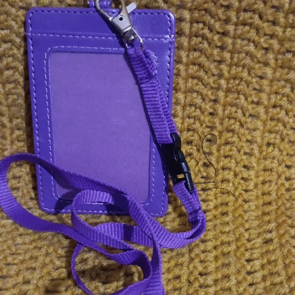 Purple Card Holder
